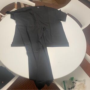 COZYFIT New Stretch V-Neck Scrub Top & Jogger Pant w/8 Pockets Anti-Wrinkle XL